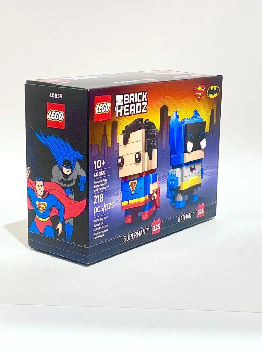 Lego Brickheadz 40859 Golden Age Superman and Batman Figures NIB New in Hand
